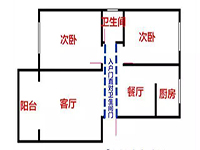 入戶門正對(duì)著衛(wèi)生間，客人來(lái)了太尷尬了